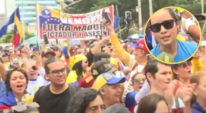 Con nostalgia y esperanza venezolanos protestan contra Maduro: «Queremos pisar nuestra tierra»