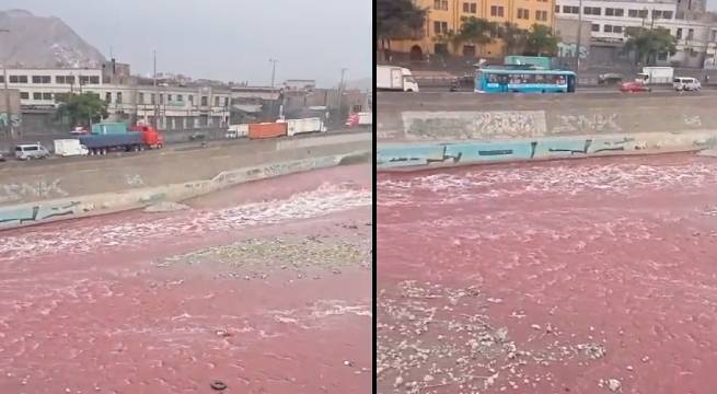 Vecinos reportaron cambio en el color del Río Rímac y Sedapal contestó de esta manera