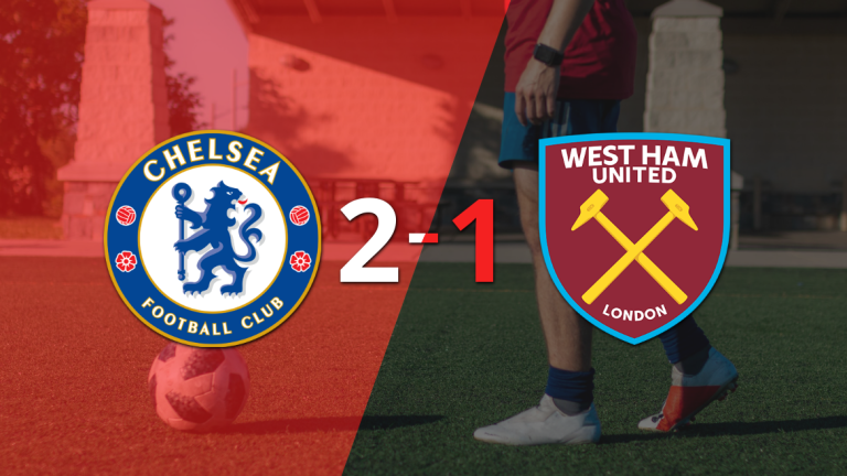 West Ham United fue relegado por Chelsea en una derrota por 2-1