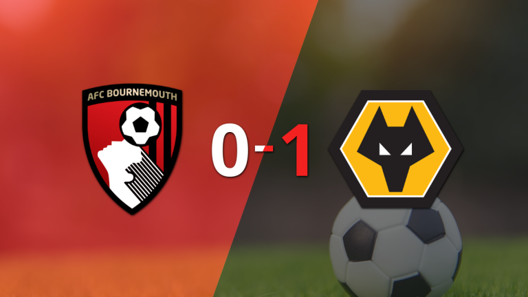 Con gol de Matheus Cunha, Wolverhampton se impuso 1 a 0 ante Bournemouth