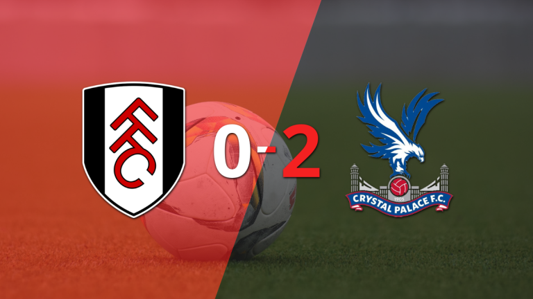 Fulham no pudo ante la contundencia de Crystal Palace y perdió por 2 a 0