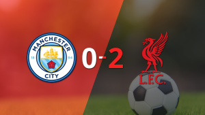 Manchester City sucumbe ante Liverpool y pierde por 2 a 0