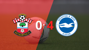 Brighton and Hove goleó a Southampton con un contundente 4 a 0