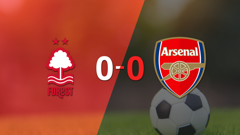 Nottingham Forest y Arsenal no se sacaron ventaja y terminaron sin goles