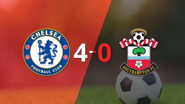 Southampton sucumbe ante Chelsea en una goleada 4-0