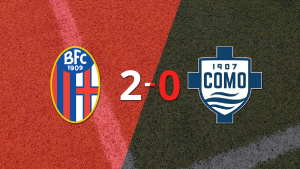 Bologna le ganó como anfitrión a Como 1907 por 2-0