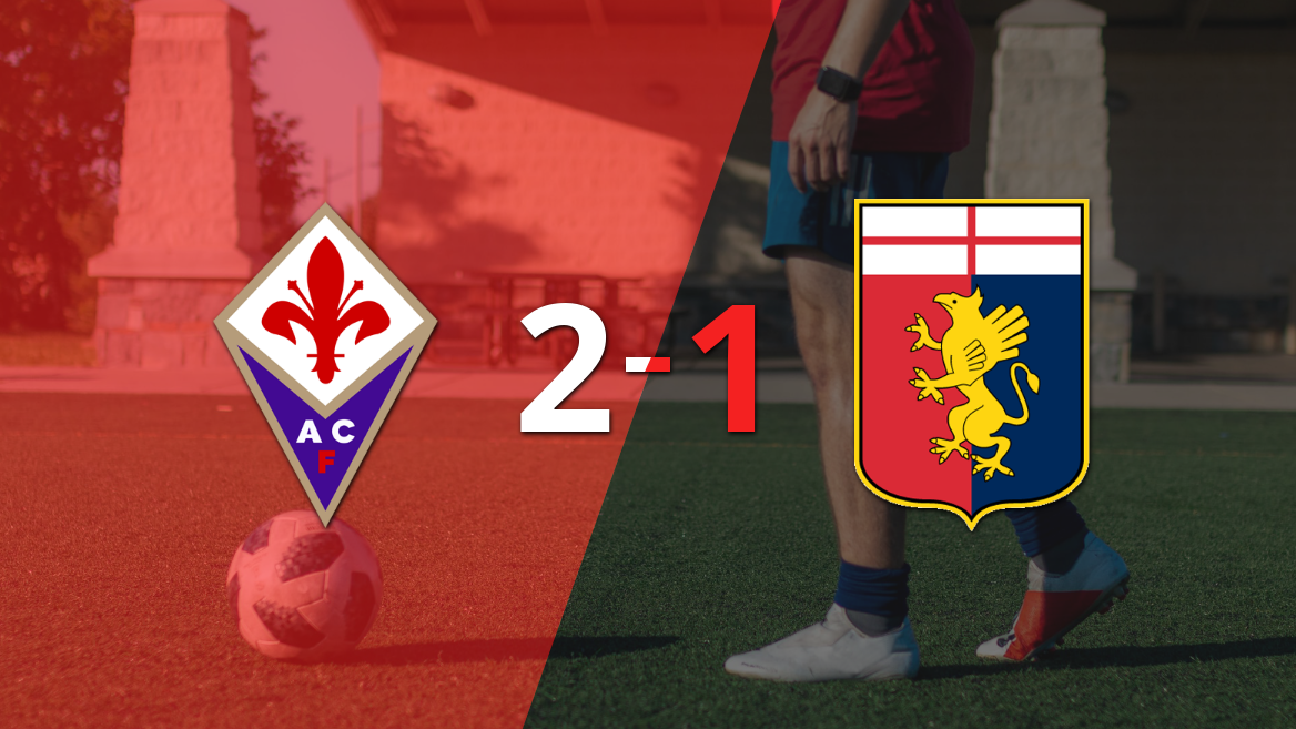 Genoa fue relegado por Fiorentina en una derrota por 2-1