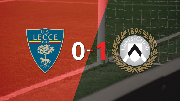 Udinese se quedó con el triunfo 1-0 ante Lecce con un gol de penal de Lorenzo Lucca