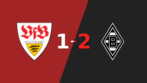 B. Mönchengladbach castigó a Stuttgart con una victoria por 2 a 1