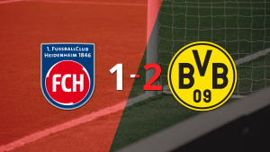 Victoria apretada de Borussia Dortmund por 2-1 sobre Heidenheim