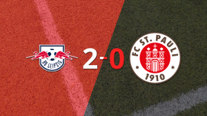 RB Leipzig le ganó como anfitrión a FC St. Pauli por 2-0