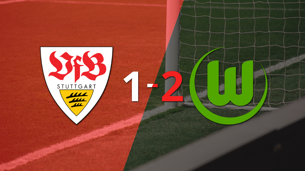 Wolfsburgo supera por 2-1 a Stuttgart con gol agónico tras dar vuelta el partido