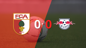 Sin muchas emociones, Augsburg y RB Leipzig empataron 0-0