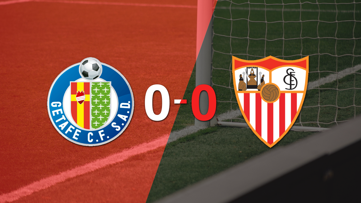 Getafe y Sevilla igualaron sin goles en el marcador