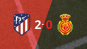 Atlético de Madrid le ganó como anfitrión a Mallorca por 2-0