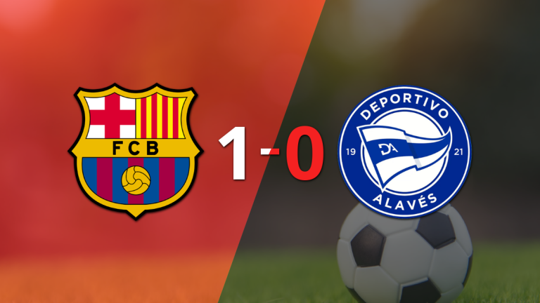 Barcelona le ganó 1-0 a Alavés