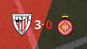 Girona no opuso resistencia y fue goleado por Athletic Bilbao con hat-trick de Oihan Sancet