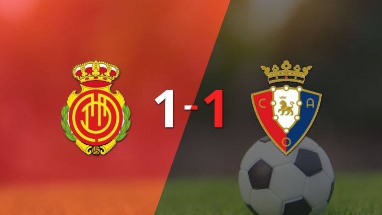 Sobre el final, Flavien-Enzo Boyomo marcó el gol del empate entre Osasuna y Mallorca