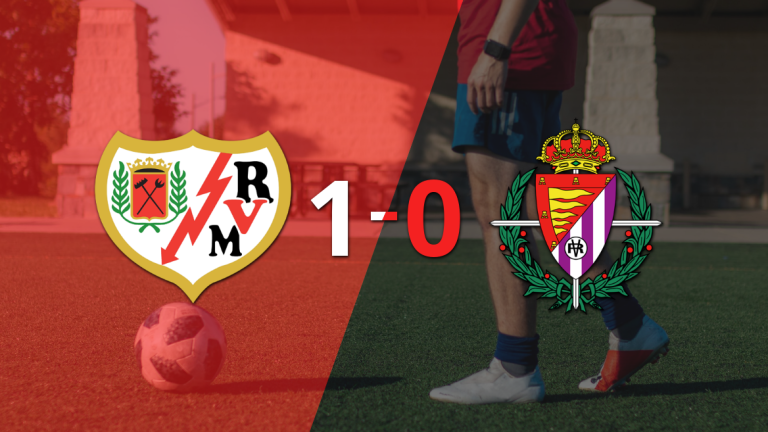 Con gol de Álvaro García, Rayo Vallecano le ganó a Valladolid por 1 a 0