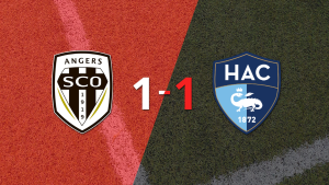 Angers empató 1-1 contra Le Havre AC sobre el final del partido