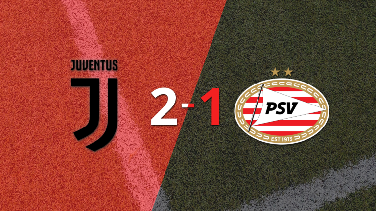 Juventus le ganó en la ida a PSV