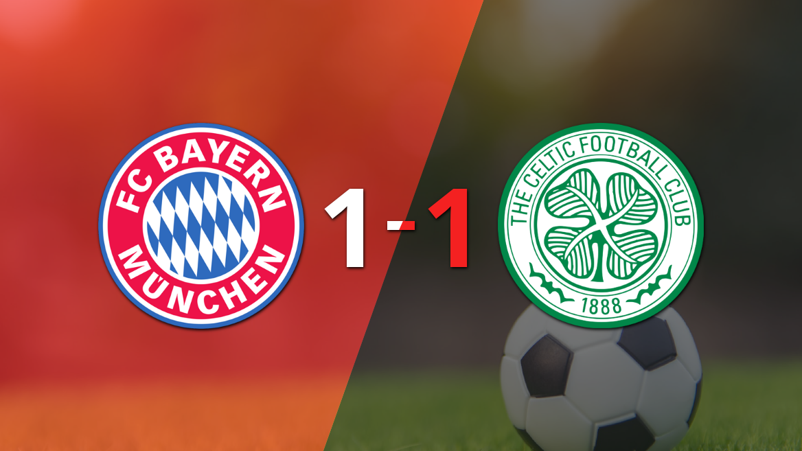 Bayern Múnich sigue con vida a pesar de que empató Celtic con un gol agónico