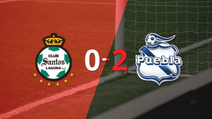 Puebla domina y gana con un sólido 2-0 a Santos Laguna