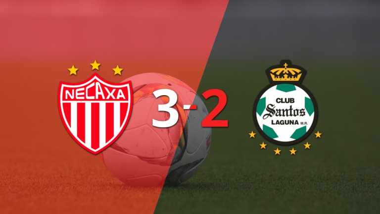 Con dos goles de Diber Cambindo, Necaxa venció a Santos Laguna