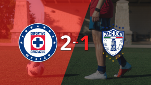 Con un gol agónico, Cruz Azul venció a Pachuca por 2 a 1