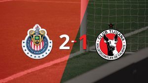 Chivas consiguió una victoria por 2 a 1 ante Tijuana