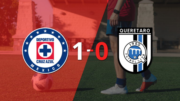 Con gol de Ángel Sepúlveda, Cruz Azul le ganó a Querétaro por 1 a 0