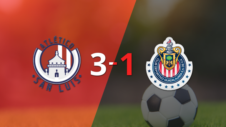 Gran victoria de Atl. de San Luis sobre Chivas por 3-1