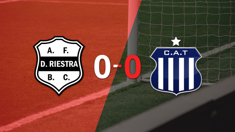 Dep. Riestra y Talleres igualaron sin goles en el marcador