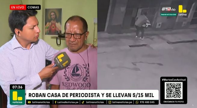 Asaltan casa de periodista de Latina Noticias en Comas