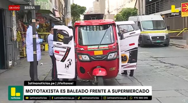 Asesinan a mototaxista cuando transportaba a un pasajero en plena av. Venezuela [VIDEO]