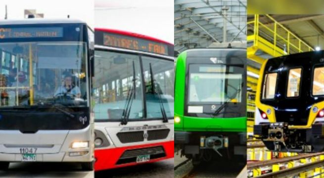 Paro de transporte: horarios en los que funcionarán el Metro de Lima, Metropolitano y corredores este jueves 6 de febrero