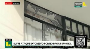 Delincuentes detonan explosivo en casa de chef: extorsionadores le exigían pagó S/40 mil