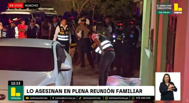 Sicarios matan de 14 balazos a hombre: víctima estaba en reunión familiar