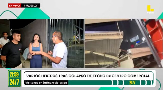 Real Plaza Trujillo: el testimonio de una pareja que estaba dentro del centro comercial [VIDEO]