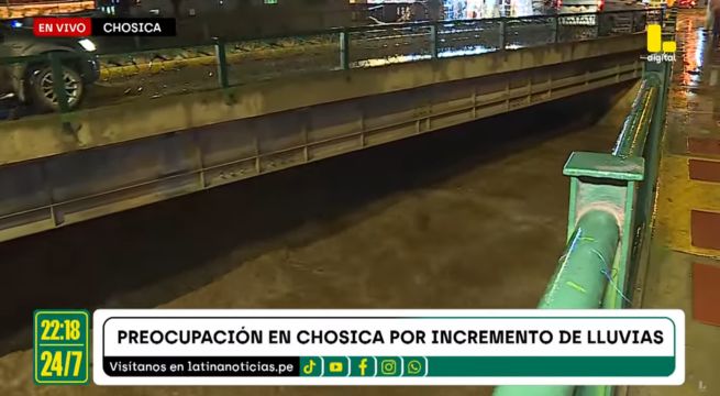 Aumenta el caudal del río Rímac y Senamhi pide tomar precauciones [VIDEO]