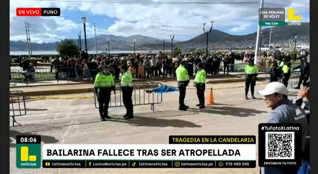 Danzante muere atropellada por grúa durante fiesta de la Virgen de la Candelaria