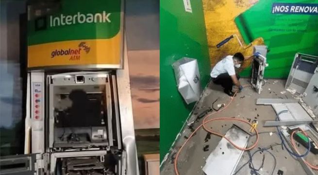 Delincuentes detonan explosivo en cajero de conocido banco y huyen con el dinero