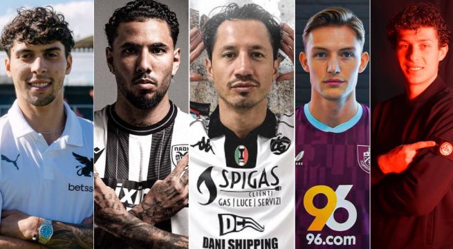 Peruanos en el mundo: estos son los futbolistas que cambiaron de equipo en este mercado