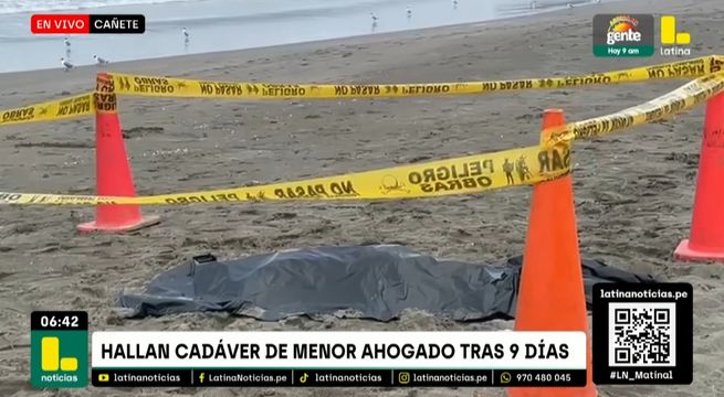 Hallan cadáver de menor ahogado tras nueve días de búsqueda