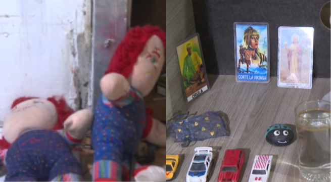 «Chucky» y un altar: esto se encontró en la casa donde estuvo secuestrada la empresaria de abarrotes