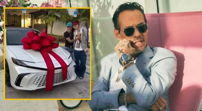 Marc Anthony le regalo su primer carro a su hijo Ryan y recibe críticas por su elección