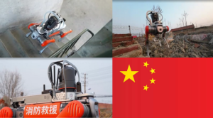 China: Perros robot se unen al equipo de bomberos para ayudar en operaciones de rescate