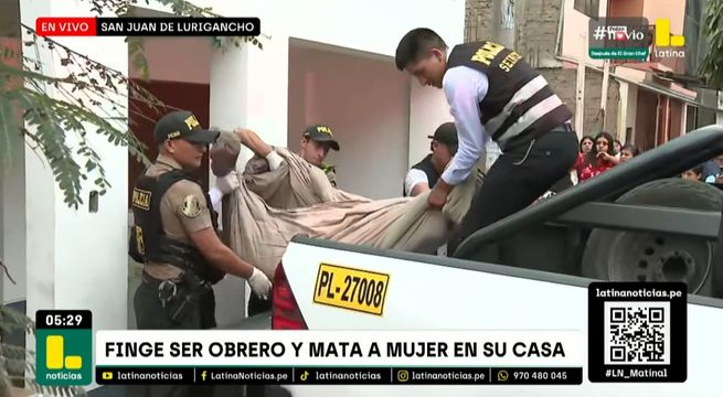 Sicario mata de cuatro disparos a mujer de 73 años en SJL