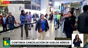 Aeropuerto Jorge Chávez emite comunicado tras caos por vuelos cancelados en Arequipa