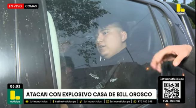 Detonan explosivo en la casa de Bill Orosco en Comas: delincuentes le piden más de S/20 mil